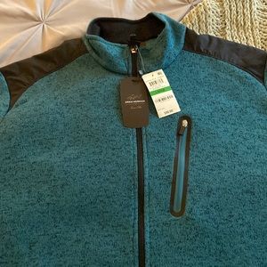 Brand New Greg Norman Zipper Fleece w/tags Size Large